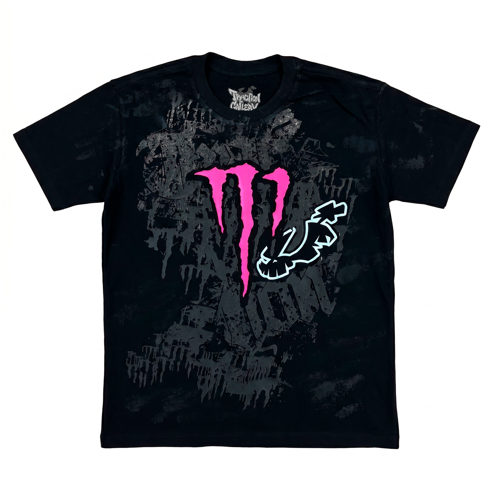 (PRÉ VENDA) CAMISETA REGULAR “TRACTION FOKS ENERGY” RELEITURA Monstro não nos processe por favor