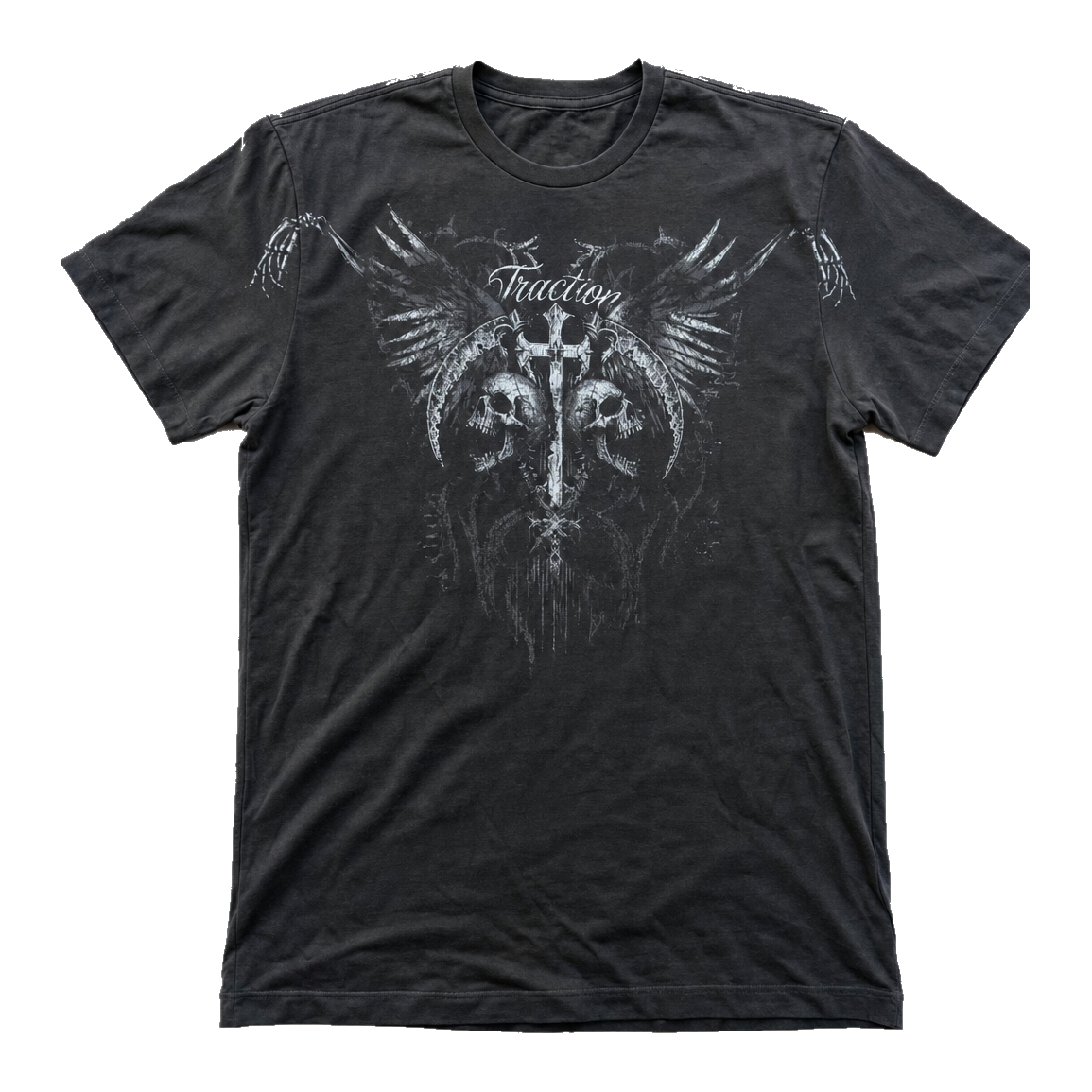 CAMISETA REGULAR TWIN SKULLS